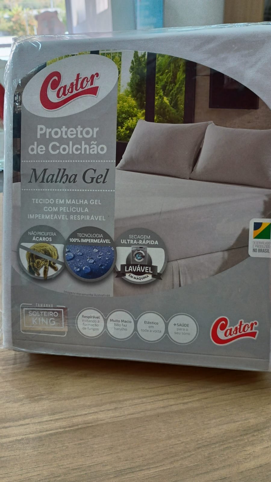 Protetor de colchão Castor Malha Gel